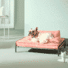 photo produit canapé rouge pour chien